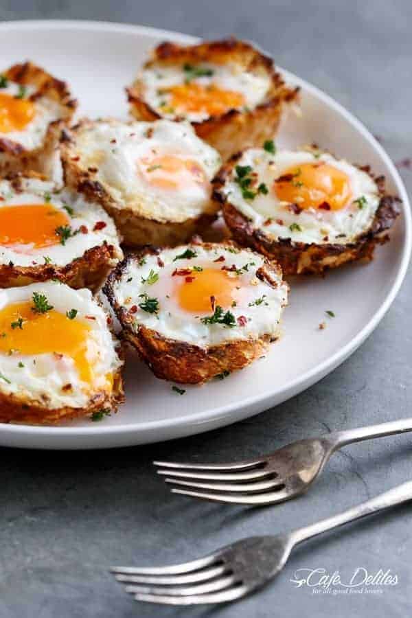 Achieve Perfectly Crisp Cauliflower Hash Brown Egg Cups